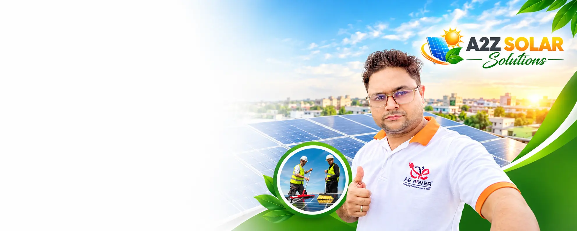 A2Z Solar Solutions Karachi Background