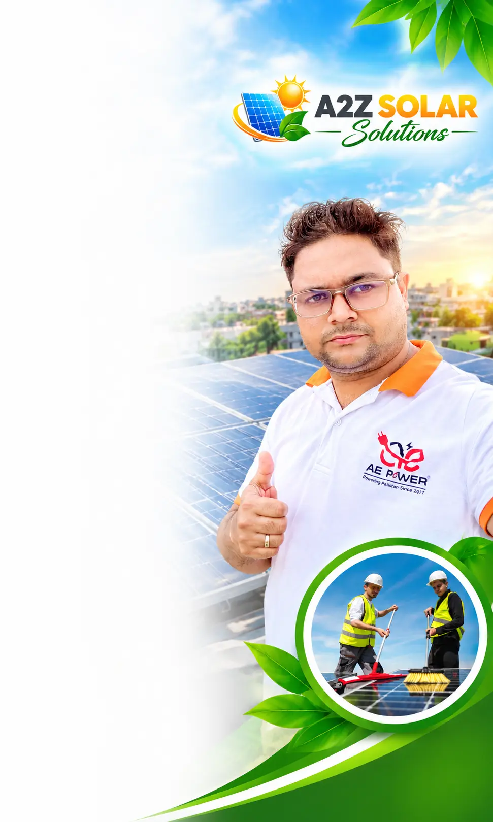 A2Z Solar Solutions Karachi Background